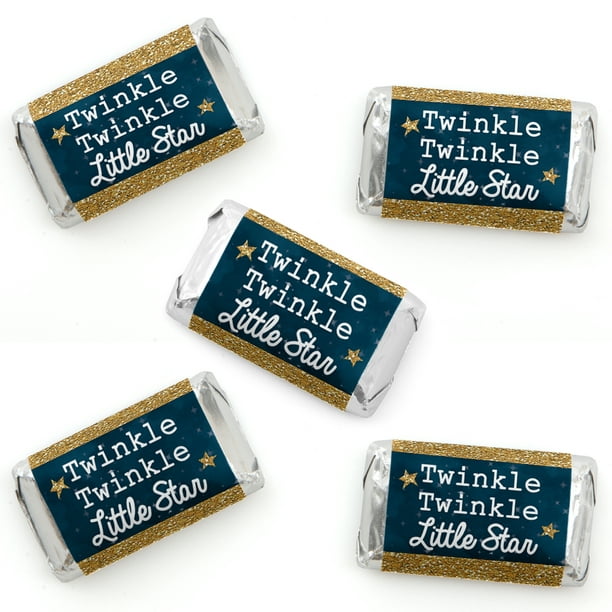 Twinkle Baby Shower Candy Wrappers Party Favor Gender Reveal 